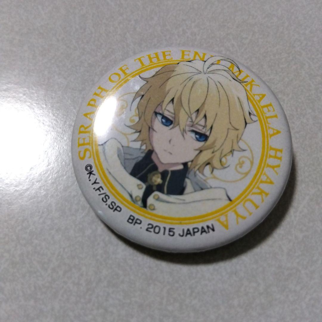 【終わりのセラフ】百夜ミカエラ 一番くじ MINI おみくじ 缶バッジ ①