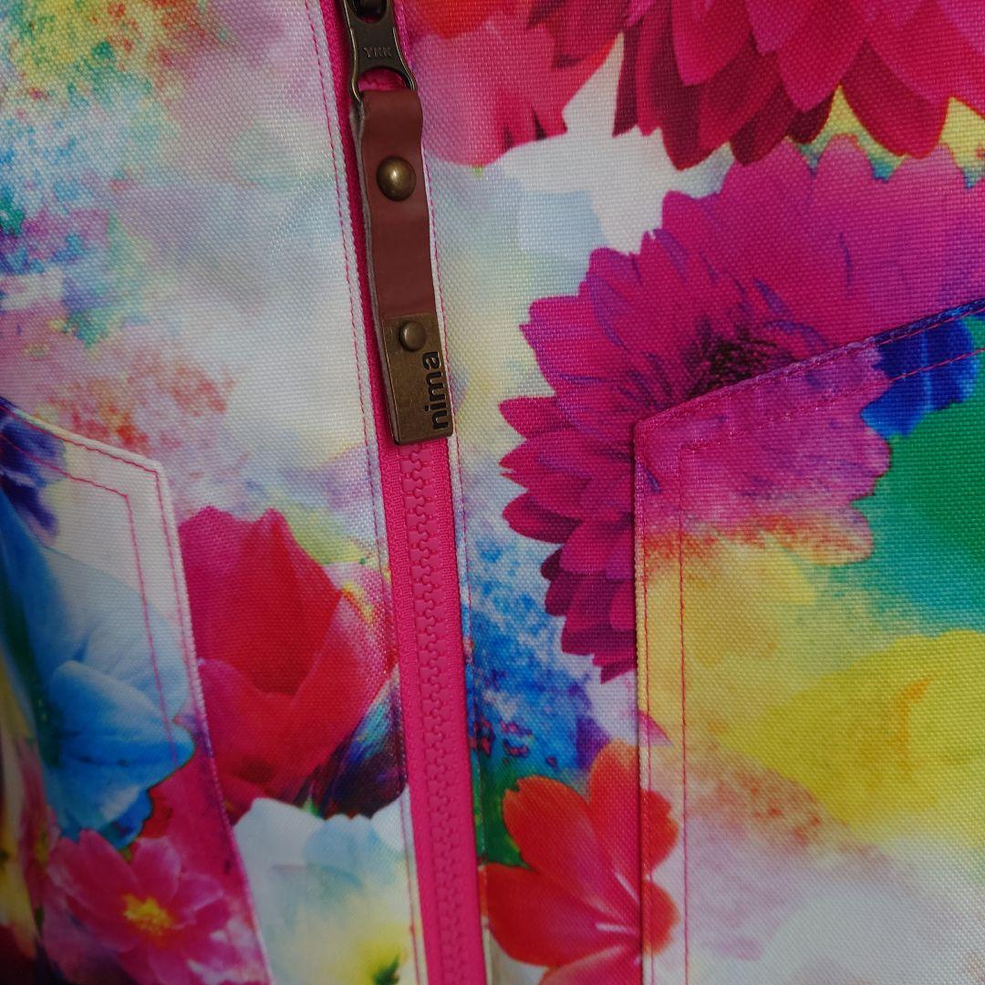 スノーボード　スノボ　スキー　ウェア　パステル　ピンク　花