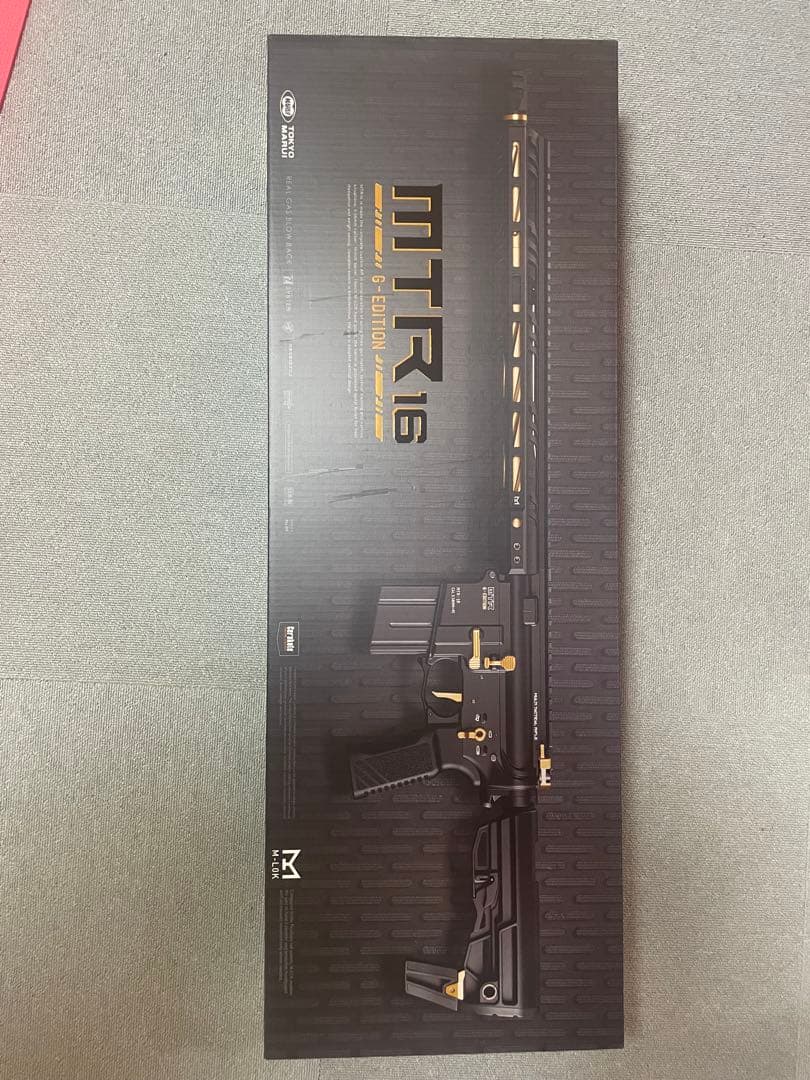 東京マルイMTR16 ガスガン ブラック/ゴールド