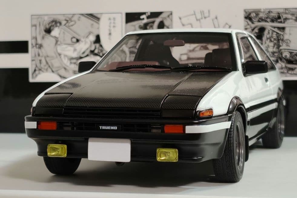 オートアート 1/18 AE86 頭文字D プロジェクトD ver