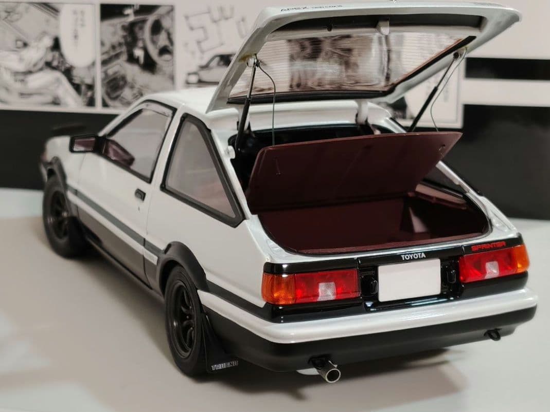 オートアート 1/18 AE86 頭文字D プロジェクトD ver