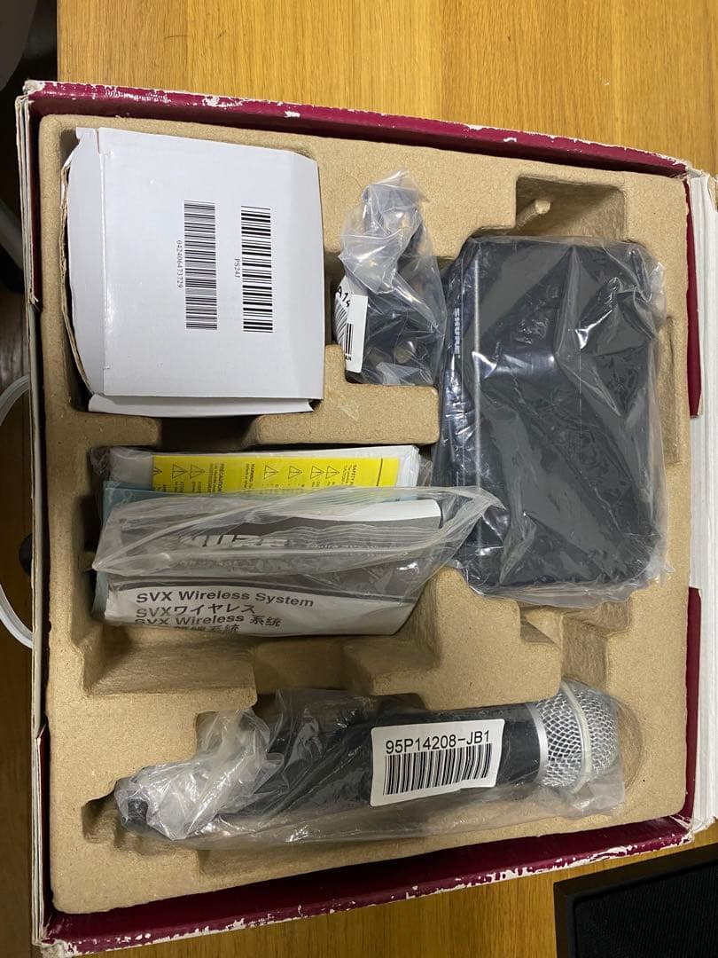 動作確認済 SHURE　ワイアレスマイクシステム 　SVX24/PG28