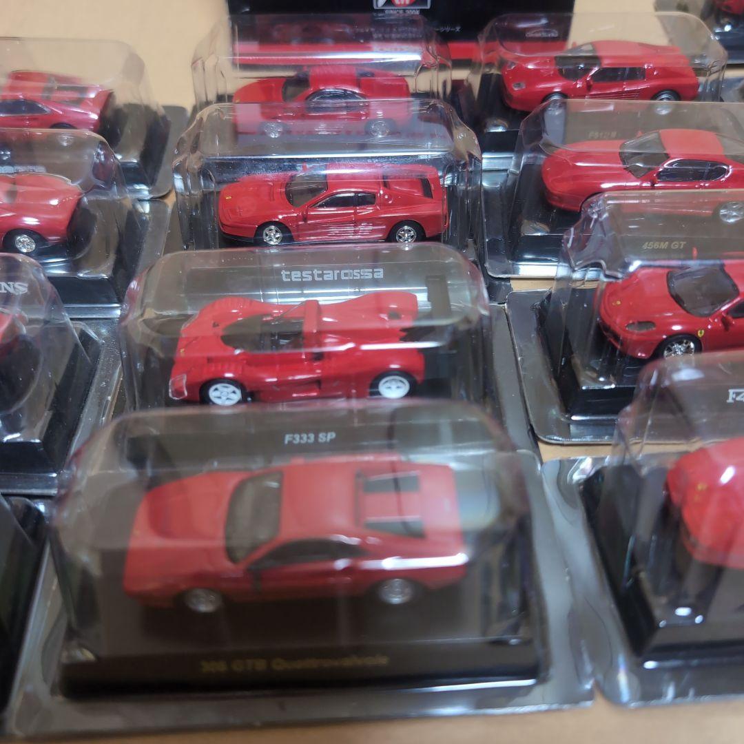 P*E様 京商 1/64 サークルKサンクス フェラーリ ミニカーセット 24台