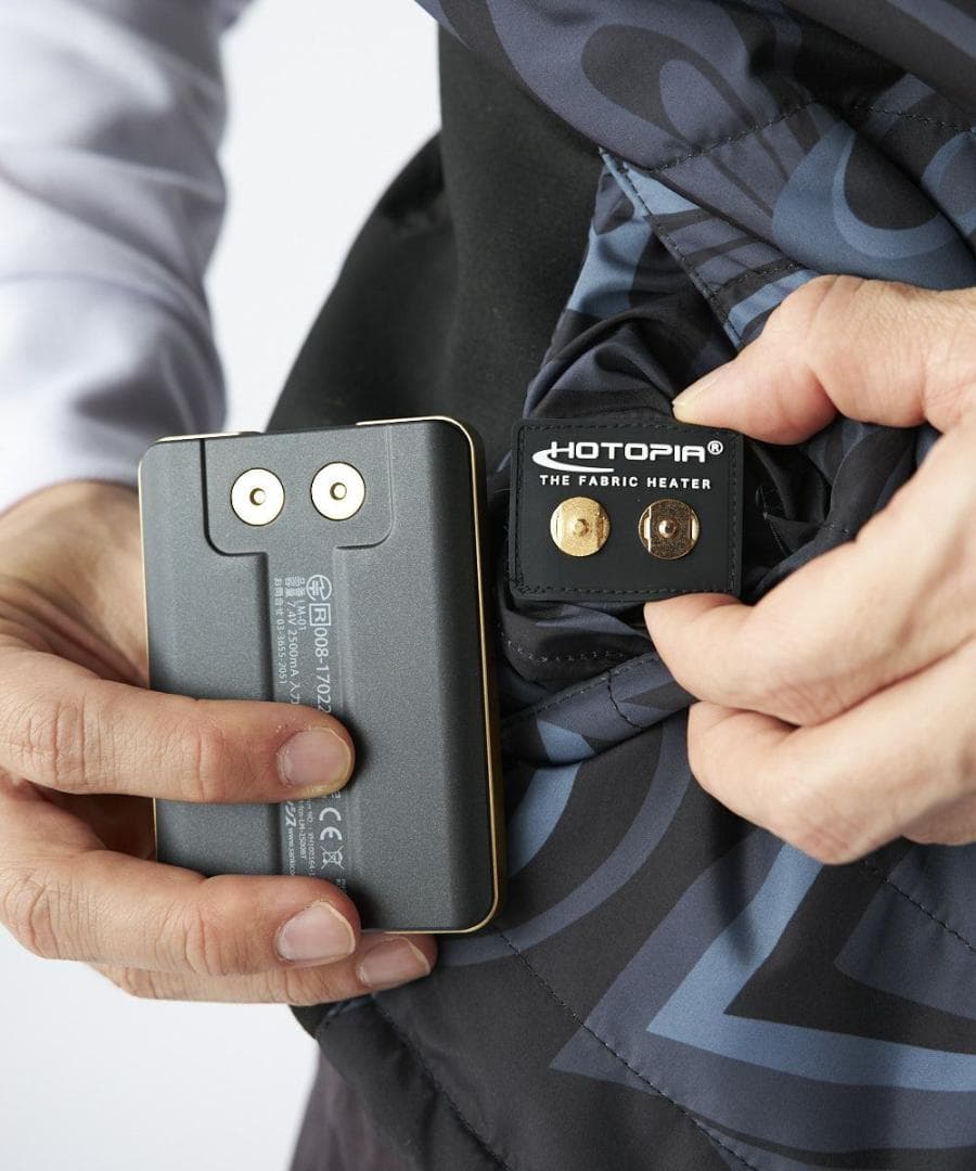 ★ラウドマウス★HOTOPIA中綿電熱ベスト★L★Shagadelic Gray