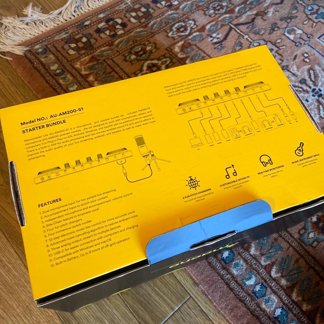 【美品】　maonoCASTER S1 スターターバンドル AU-AM200