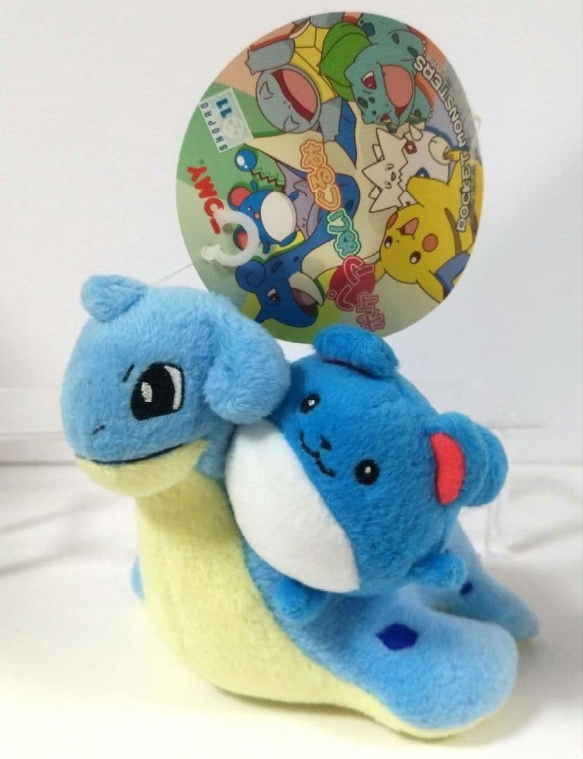 TOMY ポケモン ポケペア ぬいぐるみ ラプラス マリル 当時物 トミー