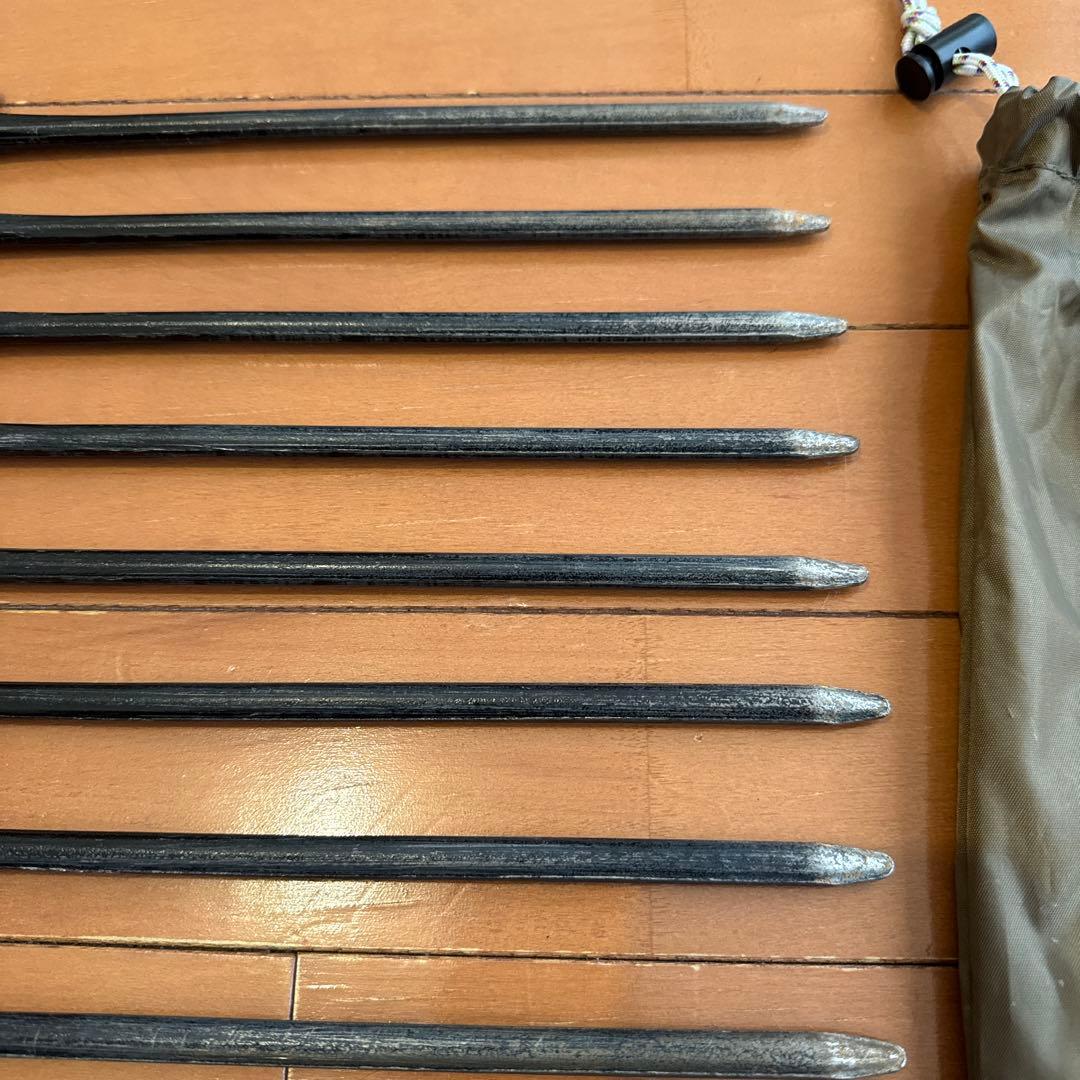 スノーピーク　 peak　ペグハンマー&ソリッドステーク30を12本