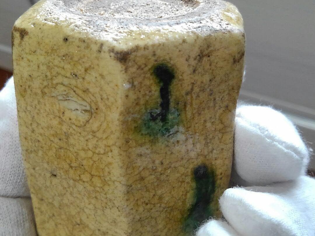 ♥黄瀬戸　ぐい飲み　桐箱付き　ぐい吞み　骨董品