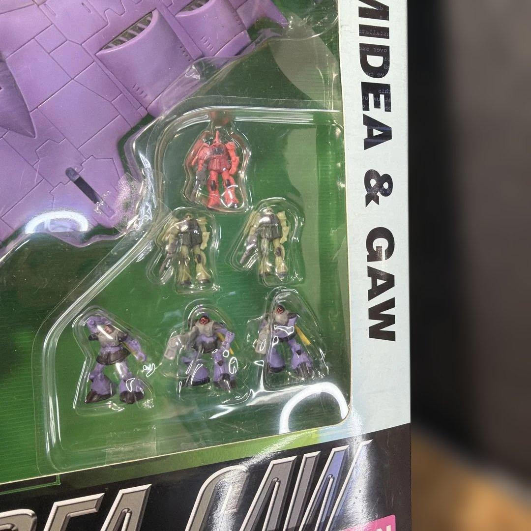 フィギュア　ミデア＆ガウ「機動戦士ガンダム」M＆Vシリーズ