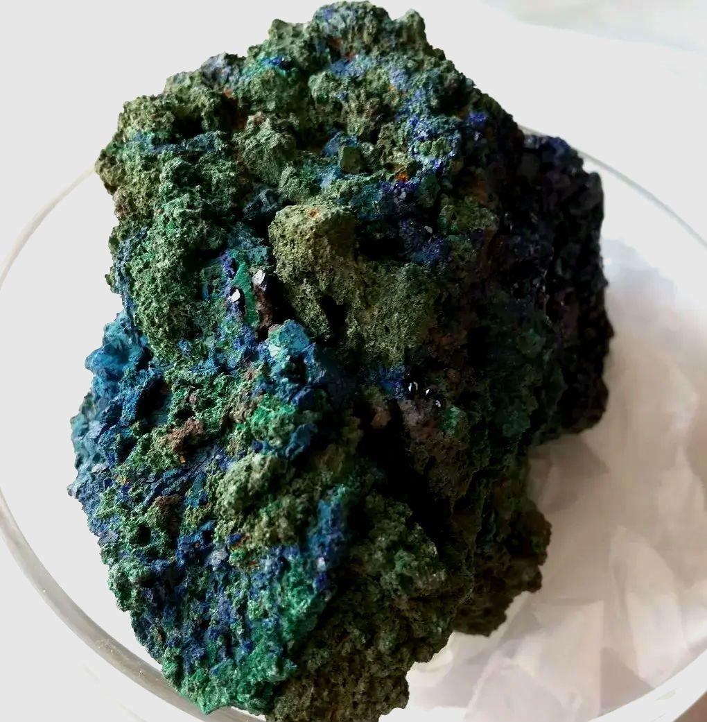 女神の叡智❇️ラオス産 アズライト マラカイト 美形状クラスター 868g