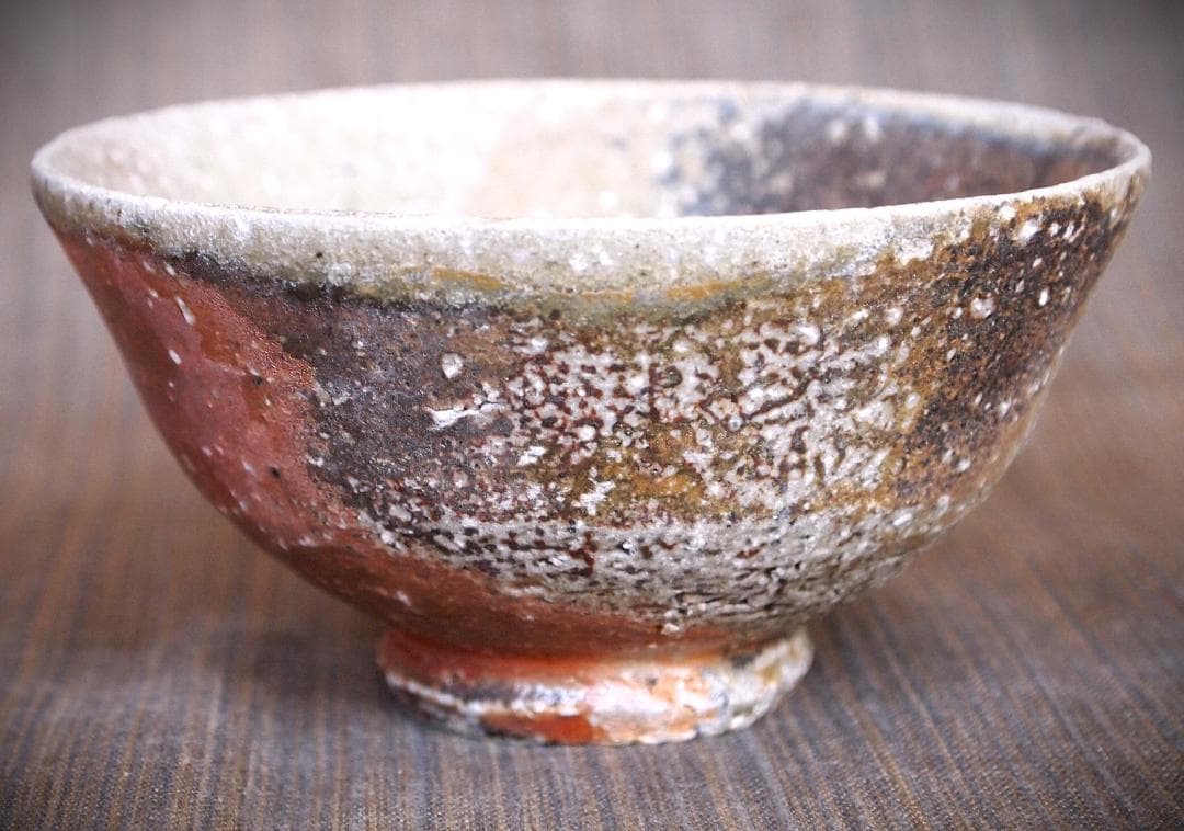 人気作家★デレックラーセン★茶碗★穴窯