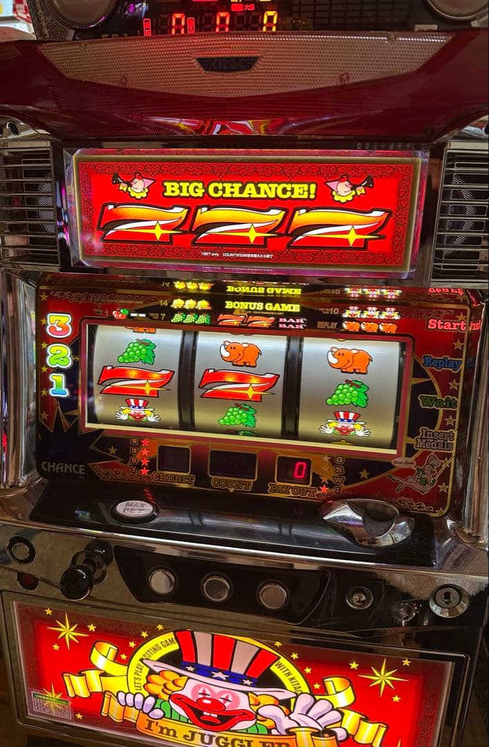I'm JUGGLER アイムジャグラー　スロット実機　カウンター付き