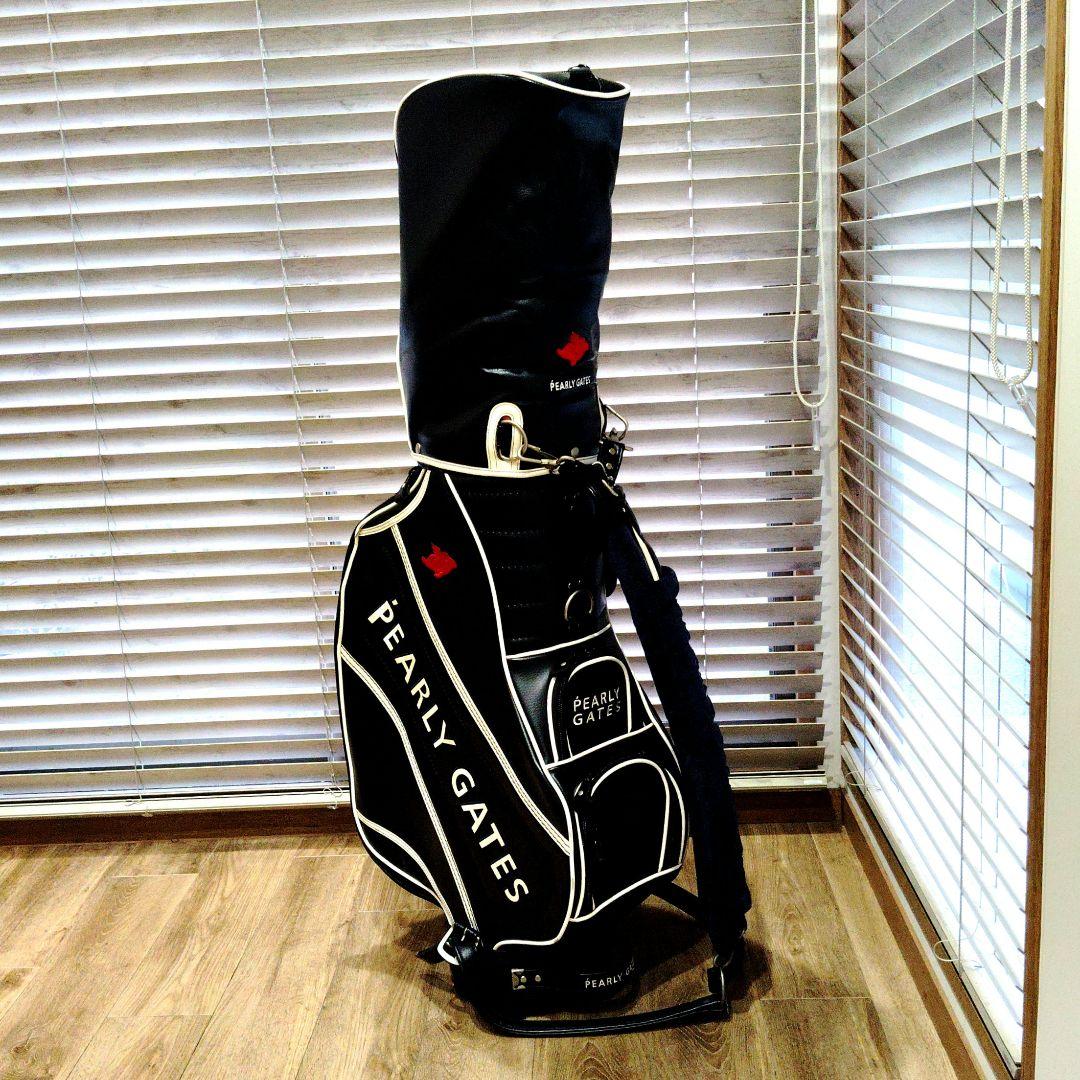パーリーゲイツ　キャディバック　ツアー　9.5インチ　ネイビー