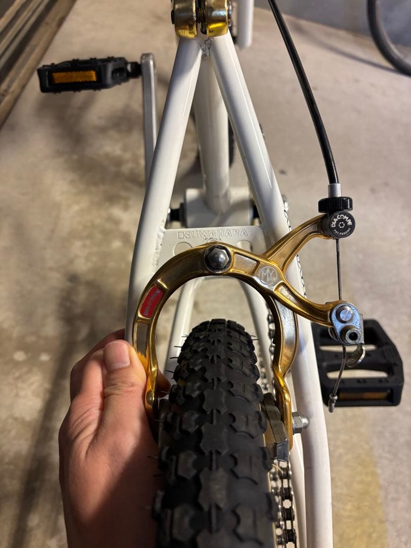 送料込 KUWAHARA KZ-01 白 old bmx 20インチ