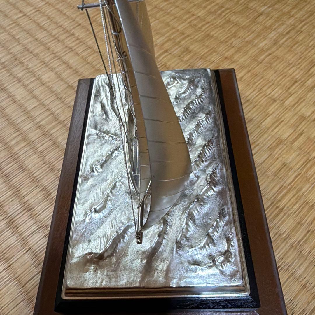 銀製品　帆船　ヨット　silver