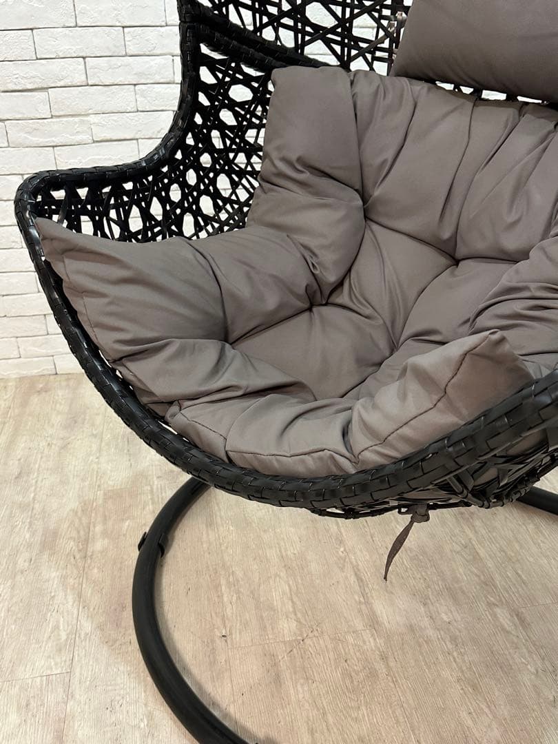 【東京都23区配送無料】ハンギング　チェア　たまご型　アウトドア　椅子　吊り下げ