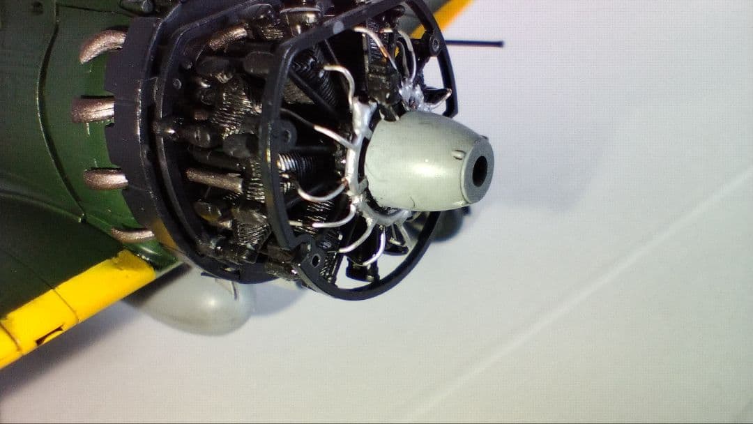 プラモデル完成機　1/48　零戦52型甲(三菱製)