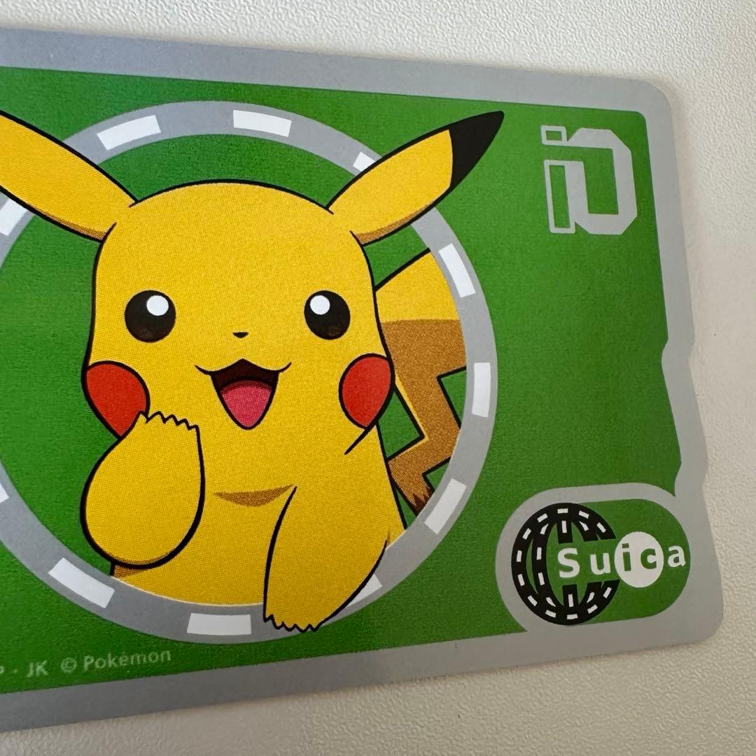 【使用可能】JR東日本 ポケモン ピカチュウ Suica (無記名)