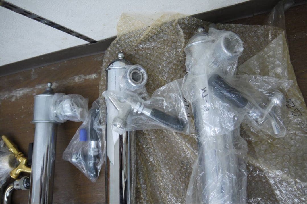 モ*イ様 ビールサーバー用部品 5本セット シルバー