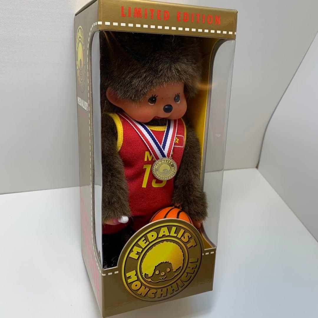 新品 2008年発売 金メダル バスケットボール モンチッチ 2523