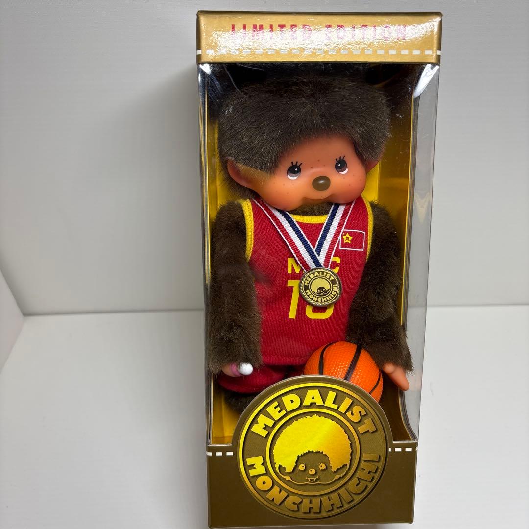 新品 2008年発売 金メダル バスケットボール モンチッチ 2523
