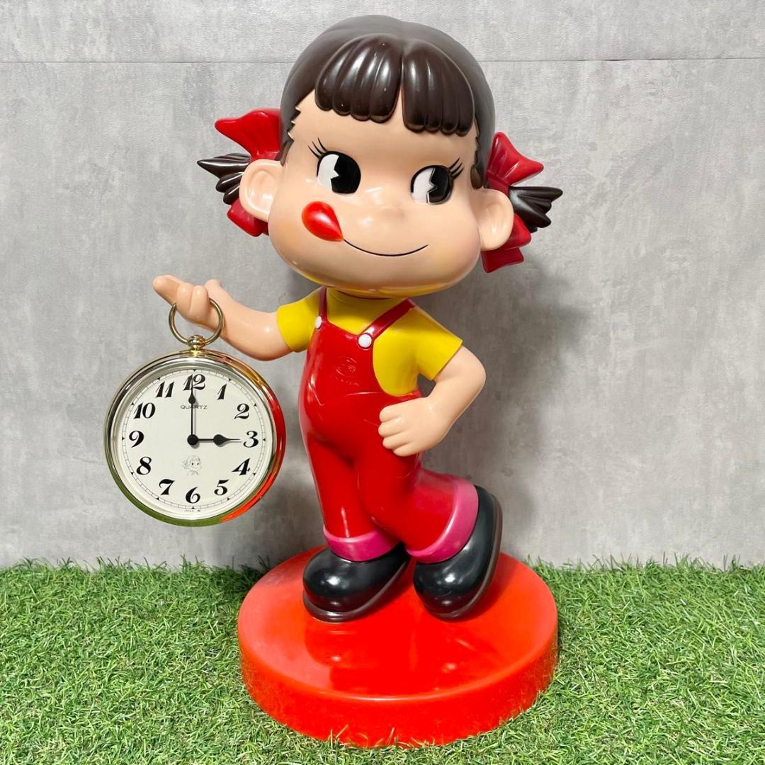 【超希少】不二家 ペコちゃん ウォッチングペコちゃん 懐中時計 人形 フィギュア