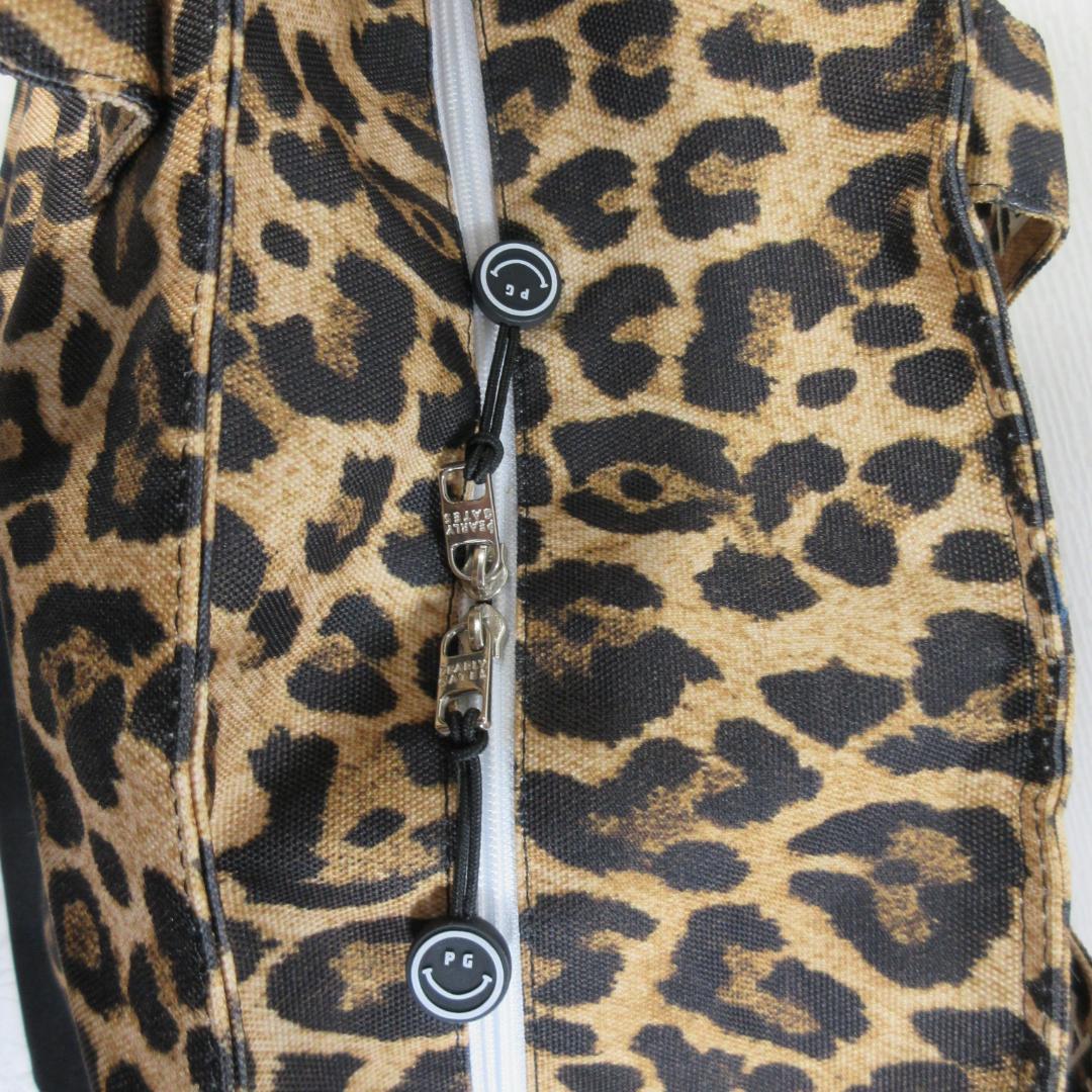 美品：パーリーゲイツ レオパード柄ロッカーバッグ