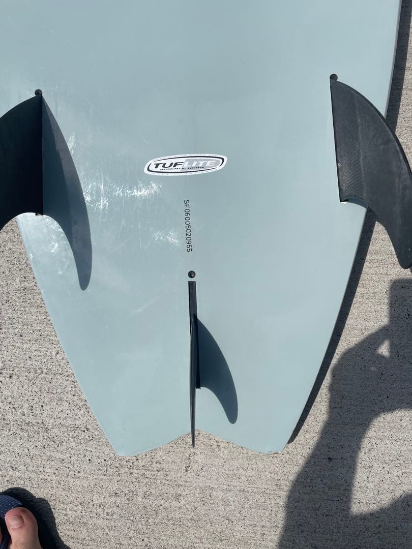 中古 SurfTech Tuflite ショートボード 水色