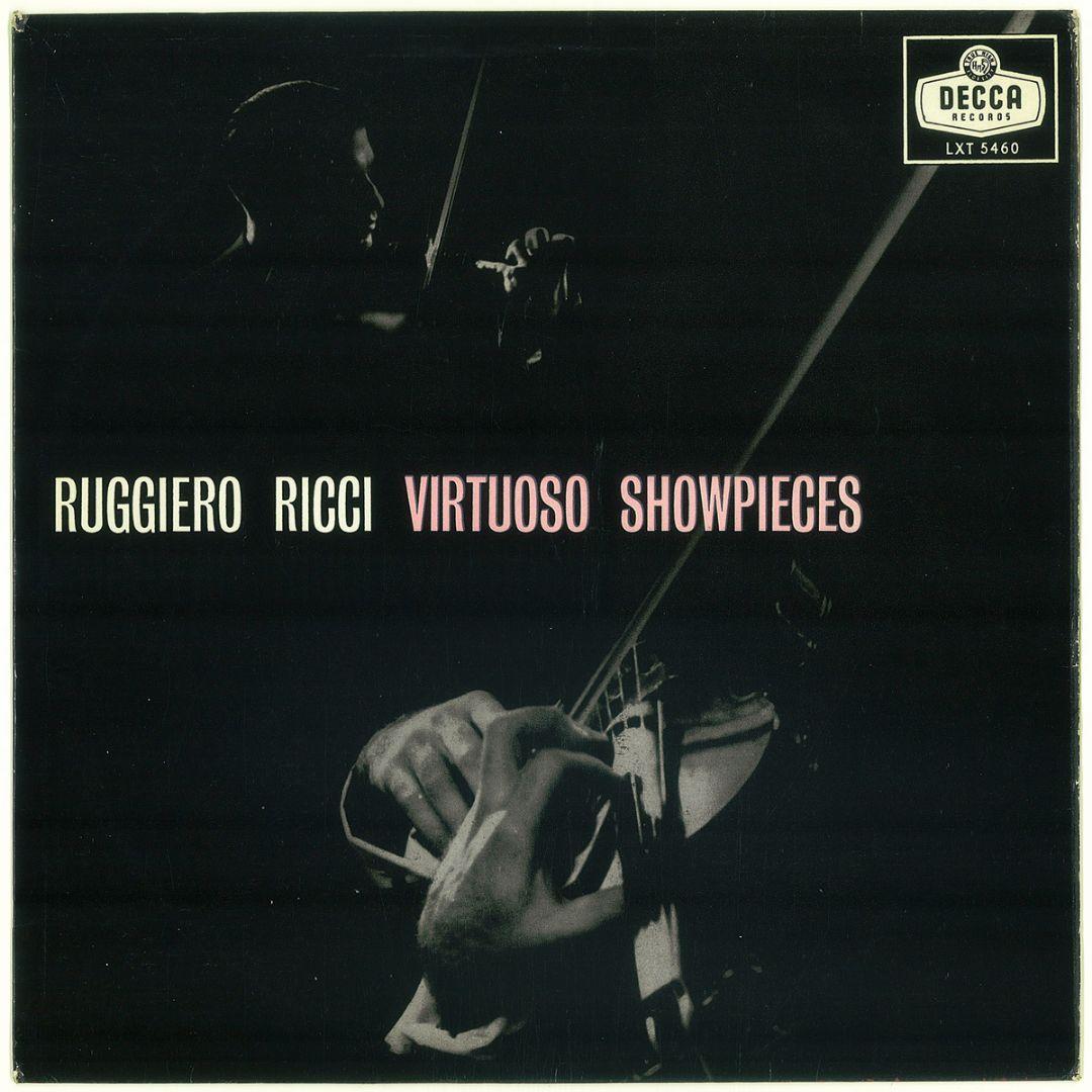 SXL未発売 Test 英Decca　「ヴァイオリン小品集」　ルジェロ・リッチ