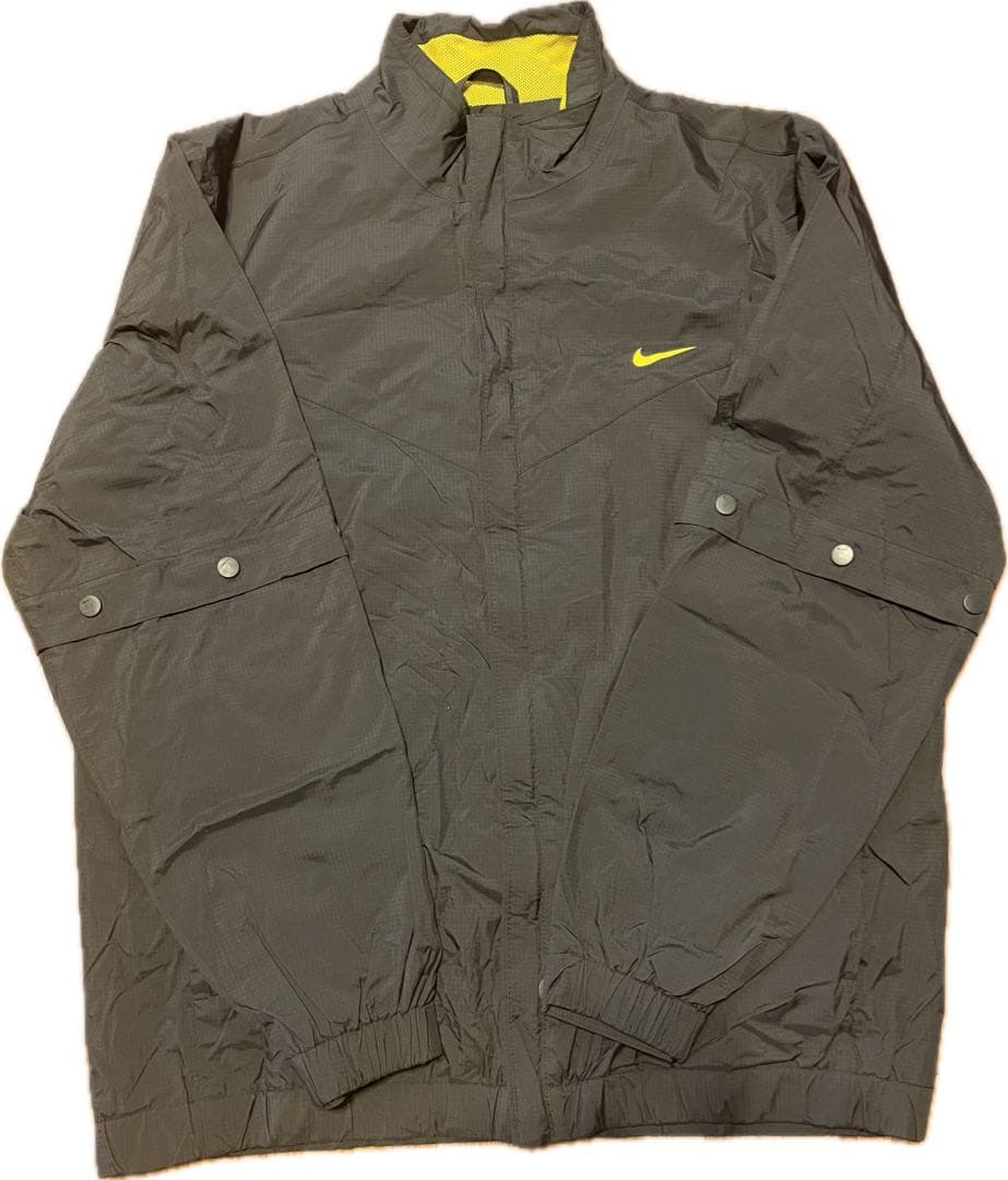 と　ナイキゴルフ セットアップ レインウェア 2WAY テック 黒 XL