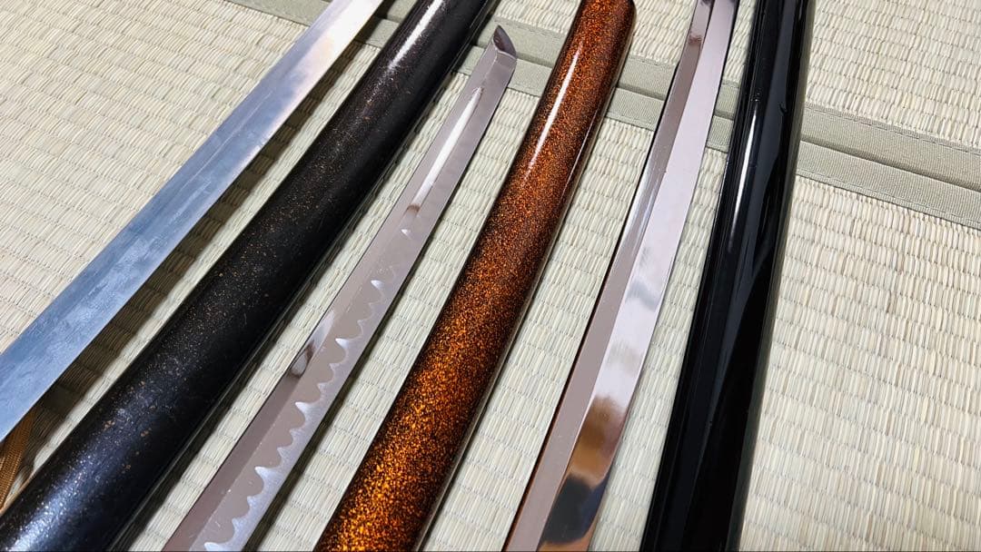 模造刀 3振りセット 大刀 脇差 パーツ取り 資料 まとめ売り 251119-3