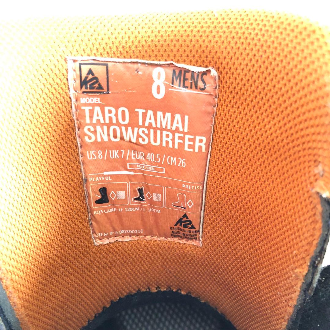 K2 tt taro tamai スノーボード ブーツ 26cm boa