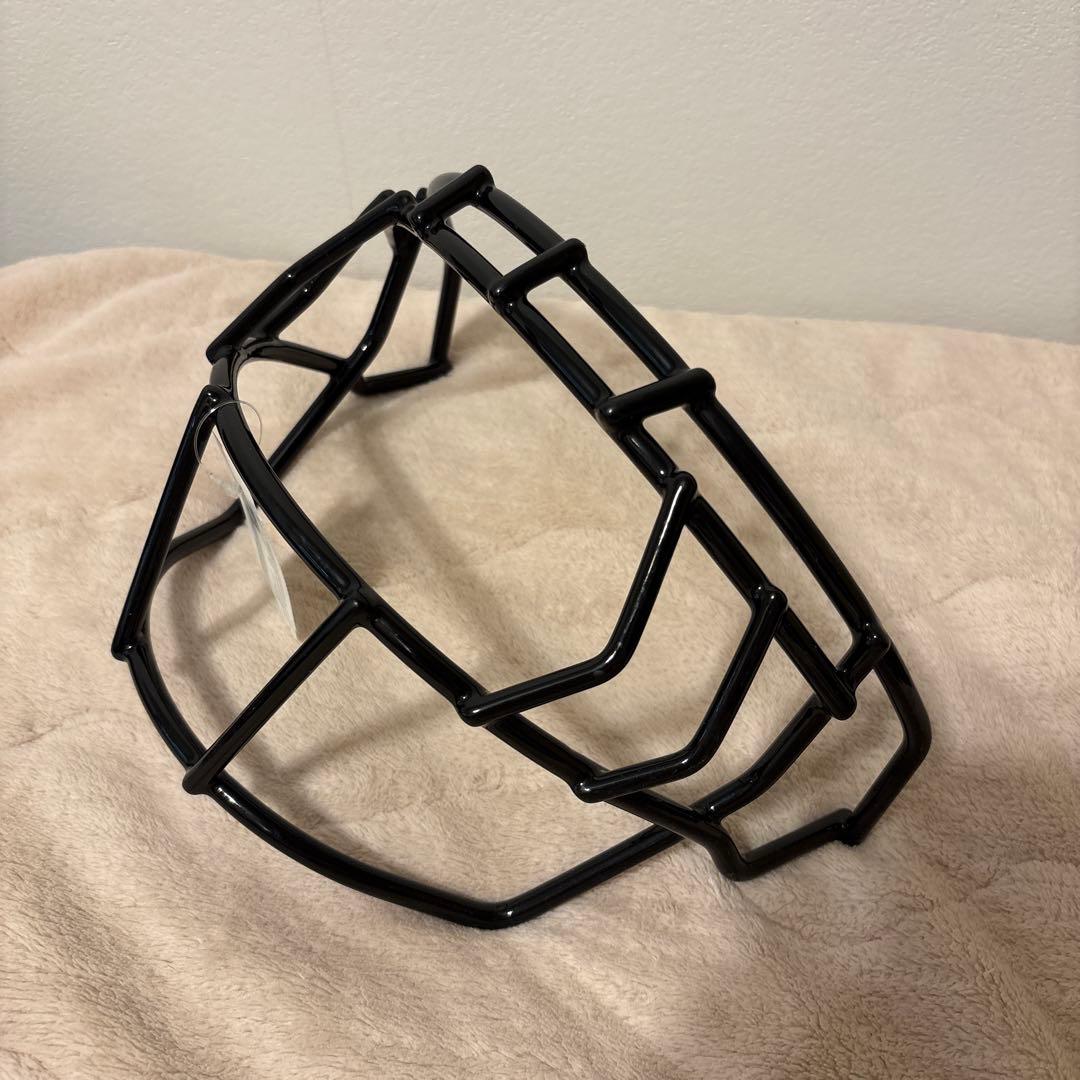 アメリカンフットボール ブラック フェイスガードF7 EGOP IV BLACK