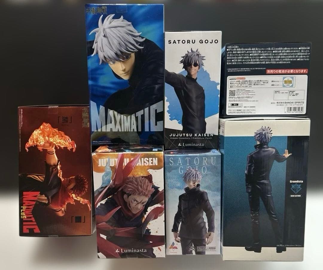 呪術廻戦フィギュア　五条悟　宿儺　虎杖悠仁　獄門疆　7体セットまとめ売り