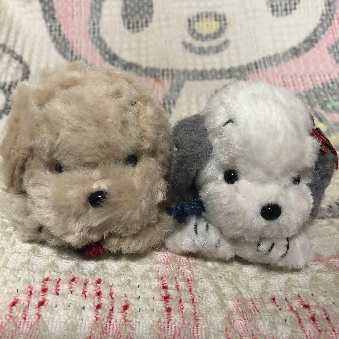 うめ吉　オリエンタルトーイ　寝そべりポーズ　くたくた　手のひらサイズ　2コセット