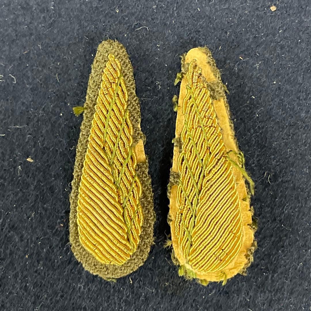 旧日本陸軍 少尉 軍服用階級章