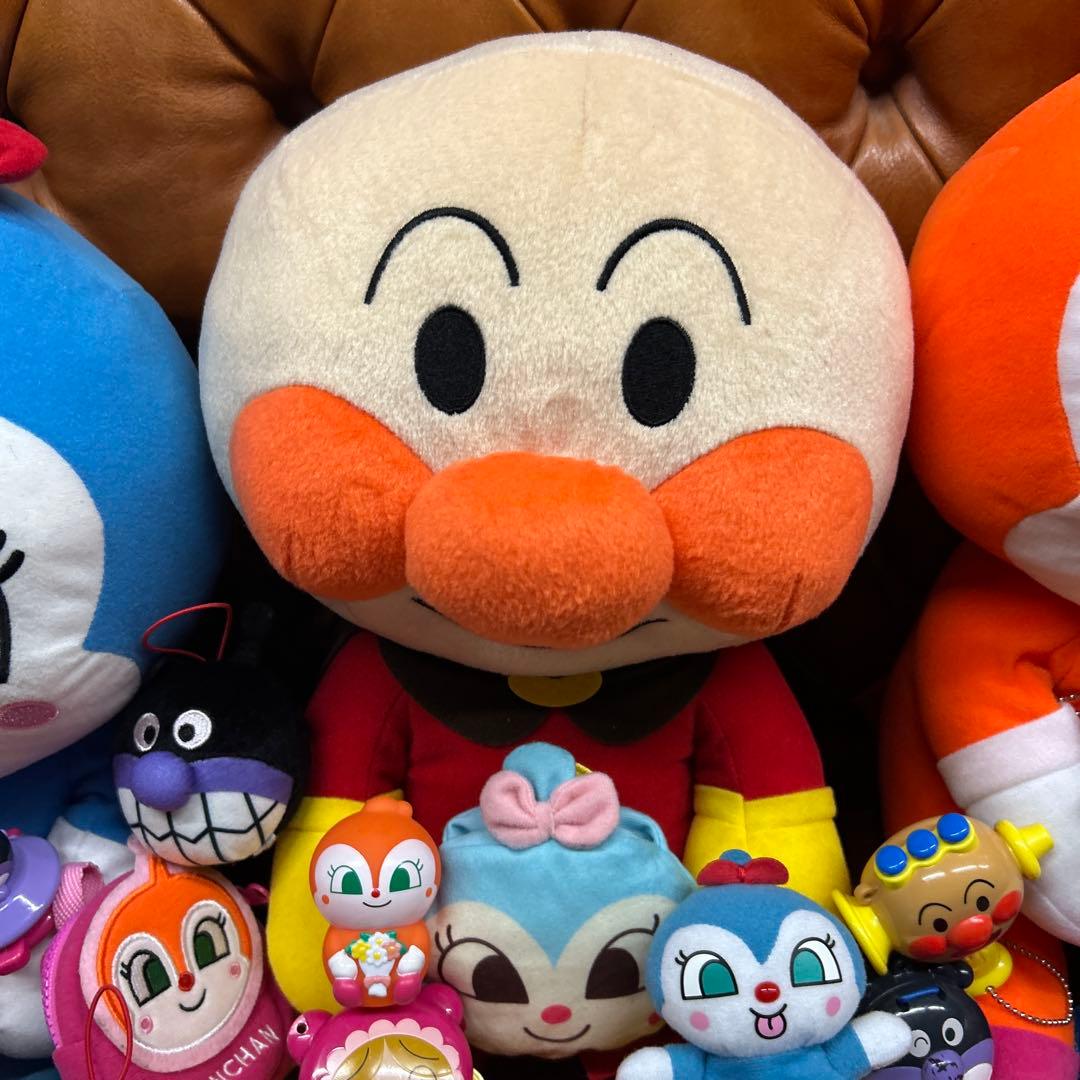 アンパンマン こきんちやん　どきんちゃん　ぬいぐるみ　とマスコットセットT⑤AN