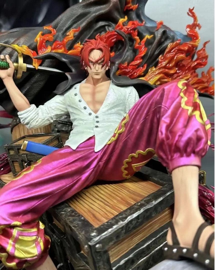 ONE PIECE  赤髪 S- ガレージキット ガレキ スタチュー①①