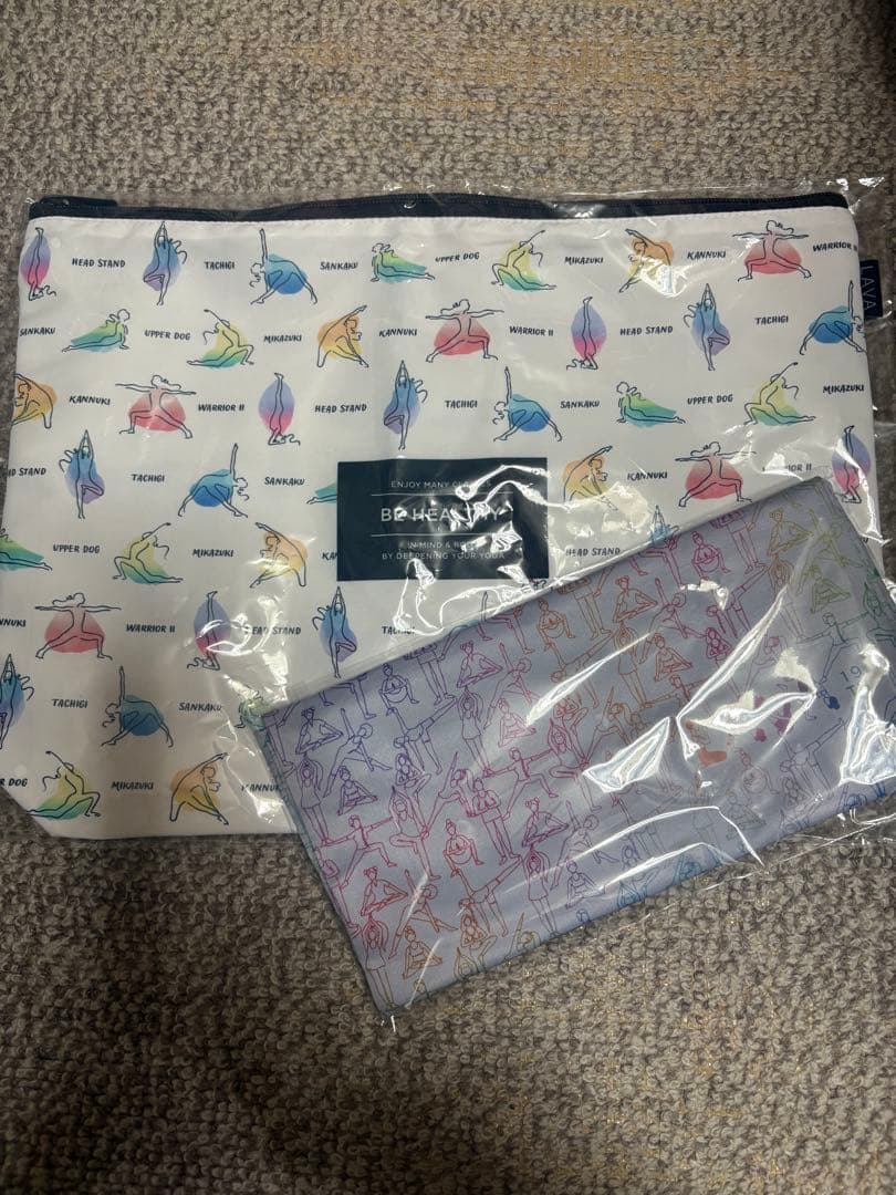 SUKALA ヨガマット プリントヨギラグ シーサイド ミニー バンド ポーチ