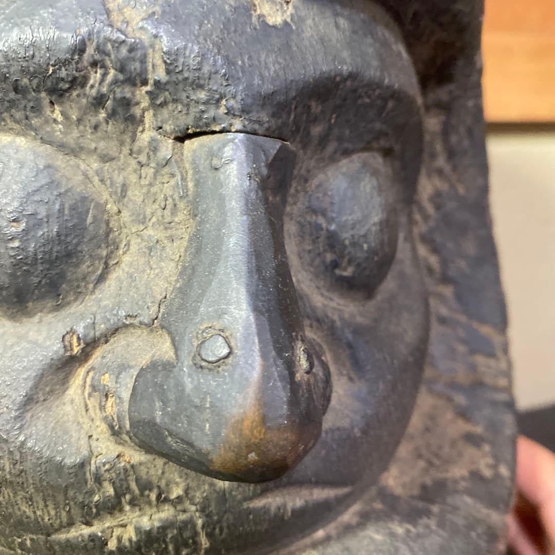 木彫　達磨の型