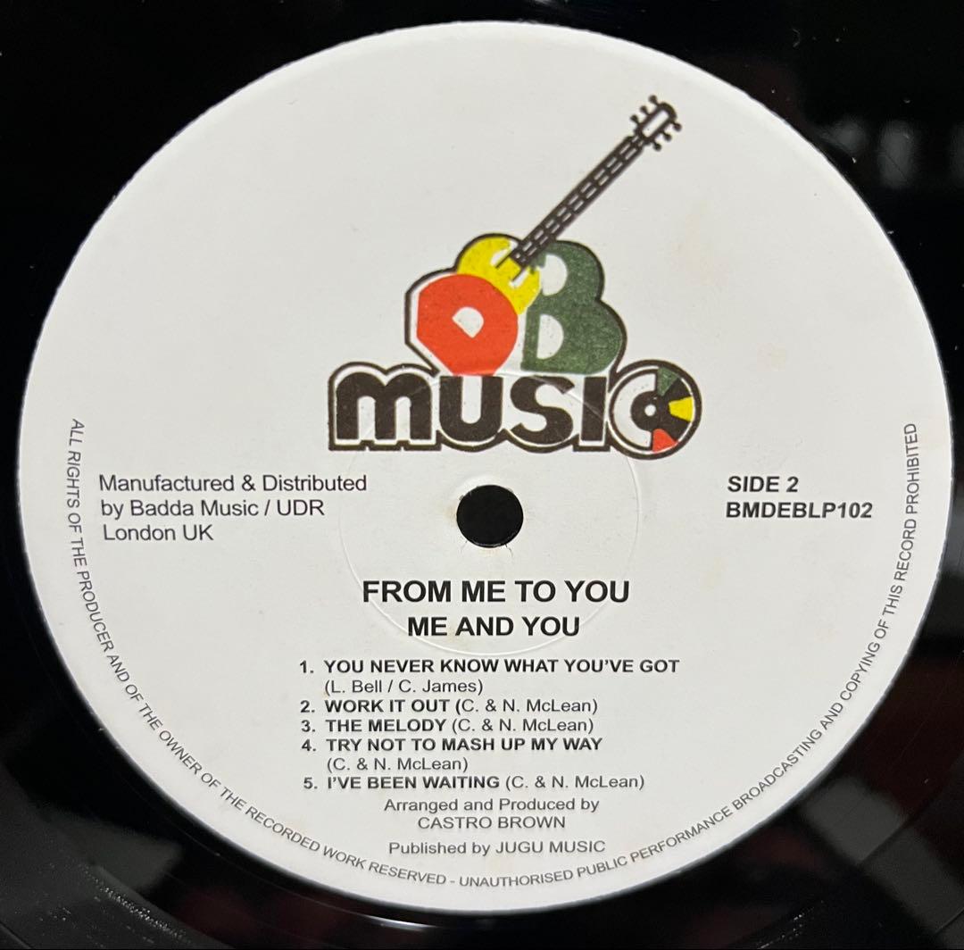 me and you ‎/ from me to you レコード ラヴァーズ