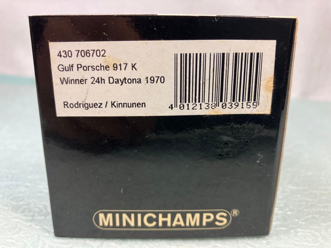 ミニチャンプス　Porsche 917K 1970年デイトナ優勝　ガルフカラー