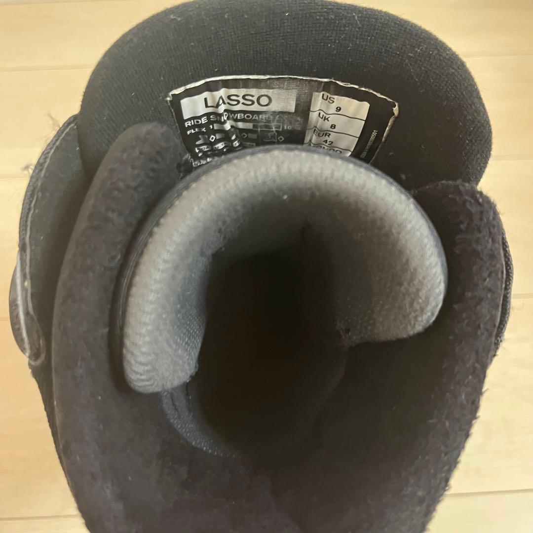 【良品】LASSO ブラック スノーボードブーツ　ride ブラック　27 ✨