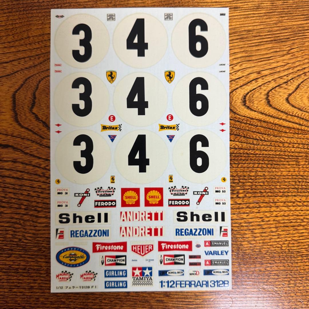 【希少】TAMIYA FERRARI 312B 1:12 SCALE フェラーリ