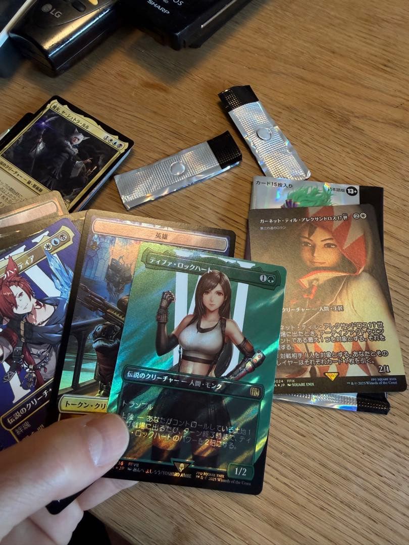 【自引き　MTG】ティファ・ロックハート サージFoil ff 日本語版