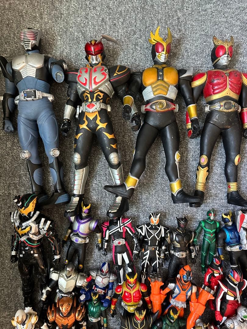 ★当時物 仮面ライダー ソフビ フィギュア バンダイ まとめ売り 約6.6kg