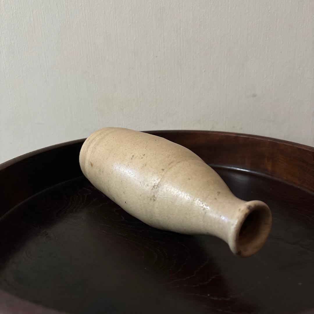 白丹波徳利　古美術　古道具　アンティーク　青山二郎　古陶磁　古民芸　酒器　李朝