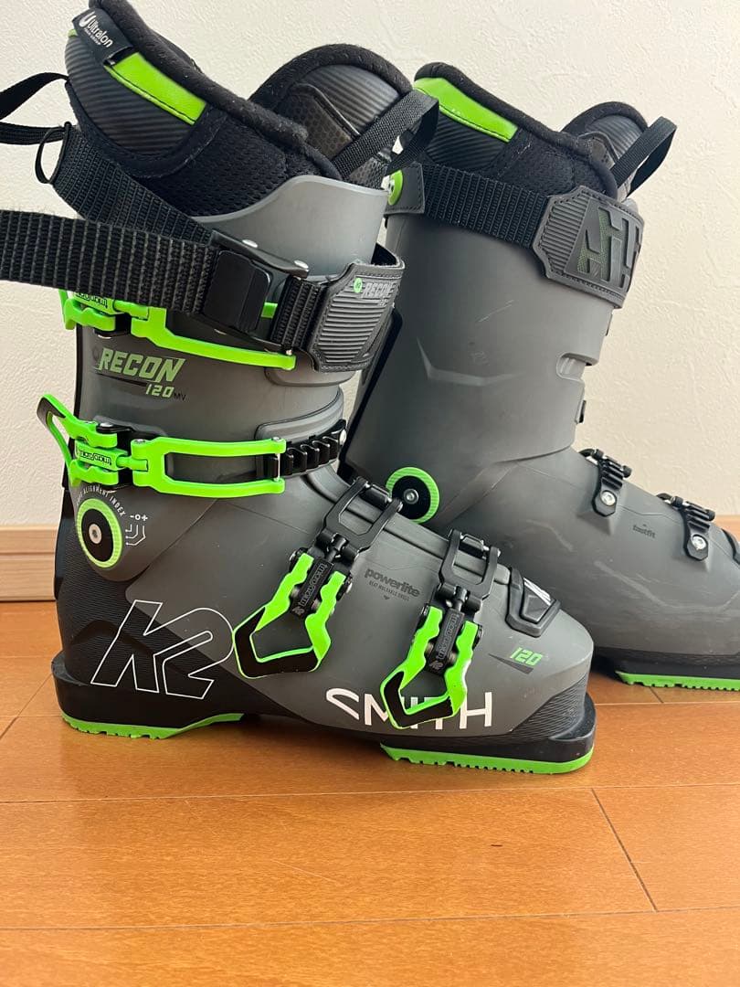 K2 Recon 120 スキーブーツ グレー/グリーン
