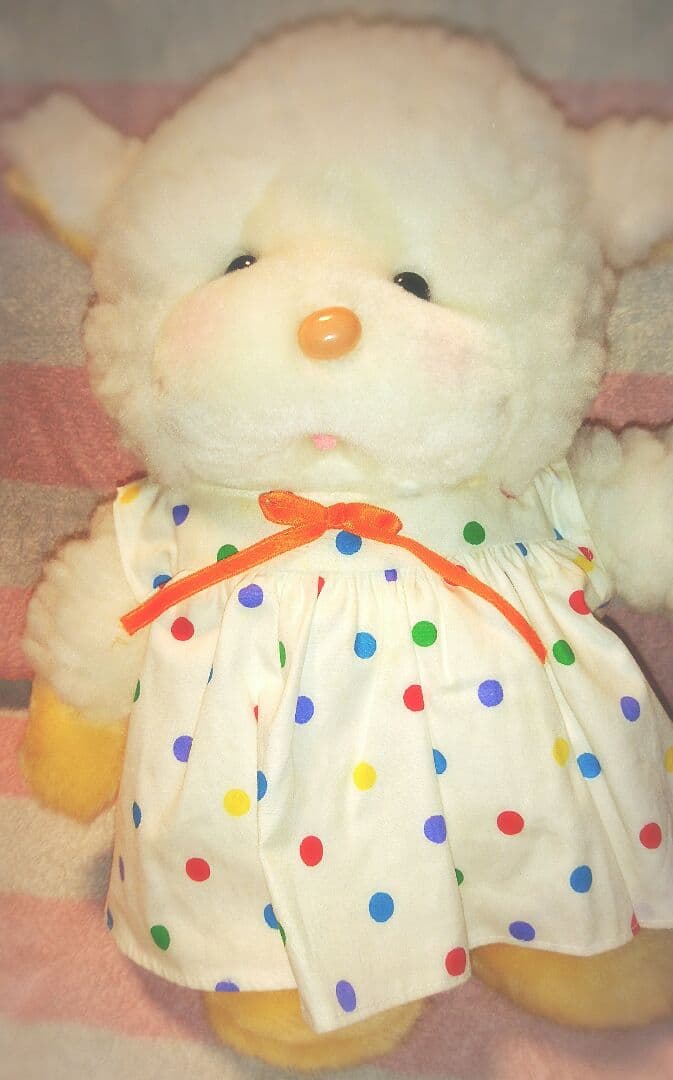 新品 羊 鳴く ぬいぐるみ おもちゃ 人形 昭和 レトロ ひつじ ビンテージ