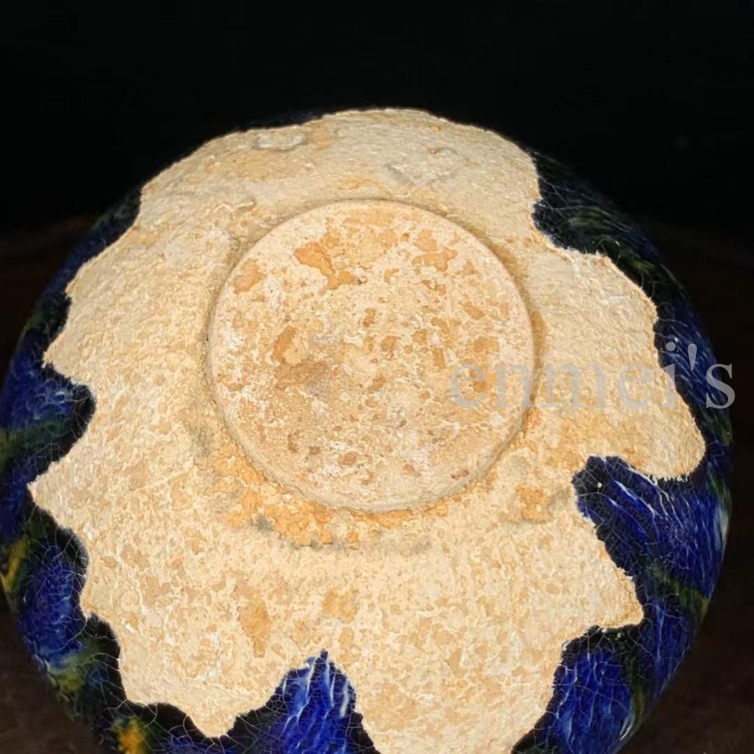 中国古美術・唐三彩・蓋付き壺・壺・花瓶・陶芸・文房具・置物・茶道具